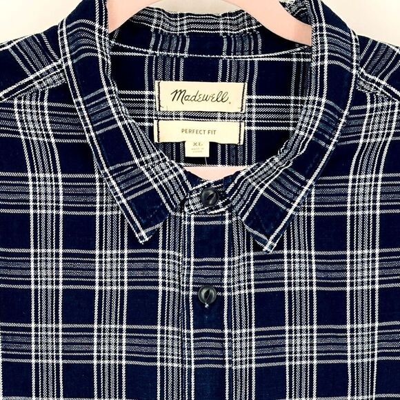 NWT Madewell Perfect Fit Men’s Warm Shirt Size XL - Picture 2 of 8